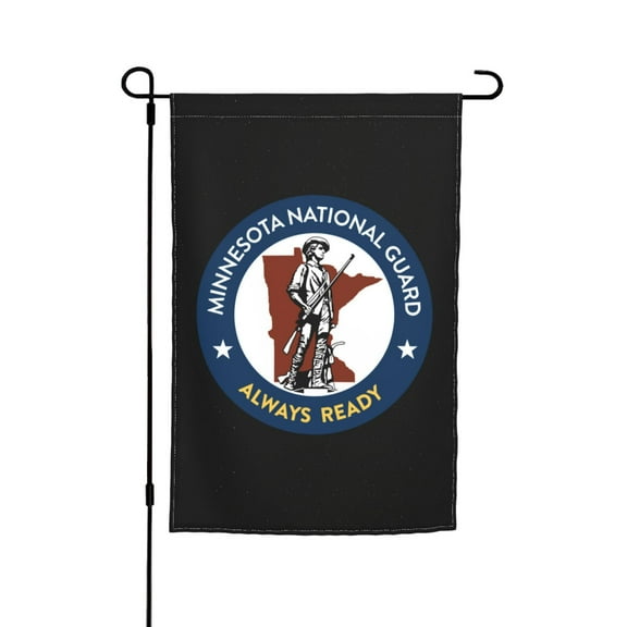 Minnesota National Guard Double Garden Flags 12x18 Inch Suitable For Courtyard Lawn Holiday Home Outdoor Decoration Flag
