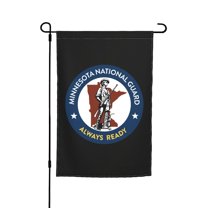 Minnesota National Guard Double Garden Flags 12x18 Inch Suitable For Courtyard Lawn Holiday Home Outdoor Decoration Flag