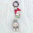 thumbnail image 4 of Nuevo llavero de partículas Kawaii de Labubu de Navidad, bolso, llavero con dije para teléfono móvil, regalo de Navidad, 4 of 5