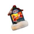 thumbnail image 3 of Edificio navideño de resina BLESIY adorno de escritorio en miniatura para decoración del hogar casita navideña 7 cm x 5 cm x 9,5 cm, 3 of 8