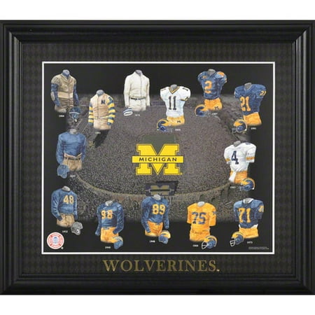 NCAA - Michigan Wolverines 13x15 Framed Print | Details: Evolution