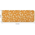 thumbnail image 7 of Yellow Puppy Dog Food Footprints Kitchen Rug Mat,Kitchen Runner Rugs Non Skid Washable,Decorative Kitchen Floor Mats for Kitchen,Sink,Laundry,17"x47.2", 7 of 7