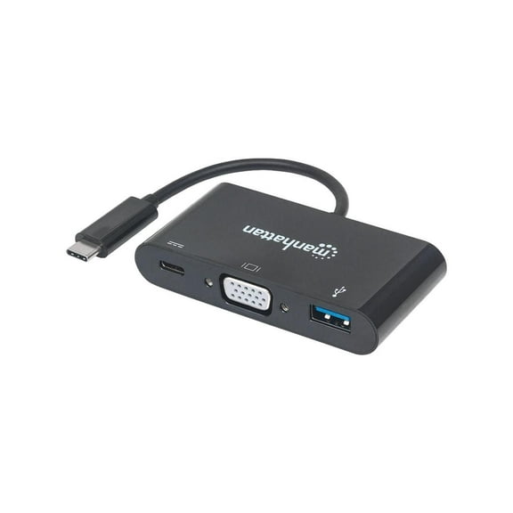 Manhattan SuperSpeed USB C VGA Docking Converter