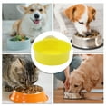 thumbnail image 4 of Unique Bargains 1 Pc Convenient Hanging Dog Bowl for Indoor and Outdoor Plastic Yellow Small, 4 of 4