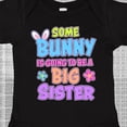thumbnail image 4 of Inktastic Some Bunny is Going to Be a Big Sister with Bunny Ears and Flowers Girls Baby Bodysuit, 4 of 5