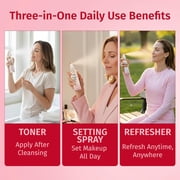 Reviva Labs Rosewater Facial Spray - Hydrating Face Mist for All Skin Types, 8 Fl Oz