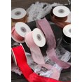 thumbnail image 2 of Xiao Hua Cinta roja arrugada - 1,5 pulgadas de ancho x 20 yardas de largo, cinta de decoración de boda rural, cinta de embalaje de ramo de flores y cinta arrugada de embalaje de regalo, 1 pieza, 2 of 5
