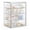 Clear, variant on Gofinoday Clear Baby Bottle Storage Organizer for Countertop or Cabinet, 3-Tier Acrylic Organizer with Adjustable Shelves, Removable Dividers & Magnetic Door
