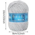thumbnail image 3 of RKZDSR 1pc Soft Yarn, Hand-Knitted Mongolian Woolen DIY Weave Thread for Crafts and Knitting Projects, 3 of 8