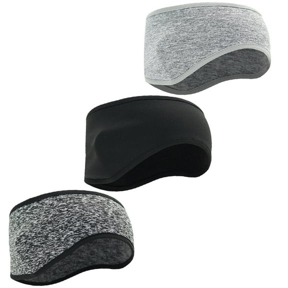 3 Pcs Winter Sports Ear Protection Covers Head Band Fleece Headbands Warmer Breathable
