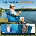 thumbnail image 4 of Slsy Oversized Padded Folding Camping Chair with Armrests - Heavy Duty Moon Chair for Outdoor Sports, Camping, Patio, and Picnics, 4 of 6