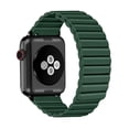 thumbnail image 2 of Posh Tech Unisex Green Magnetic Silicone Band for Apple Watch - Sizes 42mm/44mm/45mm, 2 of 2
