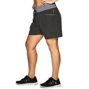 RBX Active Womens Plus Size Woven Walking Short With Pockets