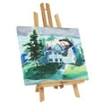 thumbnail image 2 of Stein Design Artistry Display Easels - Foldable A-Frame Easels for Presentation, Paintings, Signs, Markets, & More! - [Bamboo Finish - Medium], 2 of 7