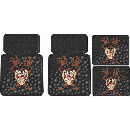 4 Piece Looney Tunes Tasmanian Devil Taz Car Truck Suv Front Rear