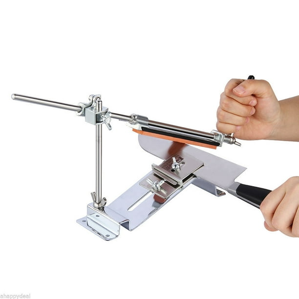 TINKSKY Knife Fixed-angle Sharpener Kitchen Sharpening System with Whetstone