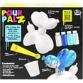 thumbnail image 2 of Pour Palz DIY Paint Pouring Kit – 1 XL Balloon Dog, 4 Acrylic Pour Paints, Mixing Cups & Tools, Create Unique Marbled Art, Fun Hands-On Craft Kit for Kids & Adults, Ocean Blue, Ages 5+, 2 of 8