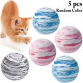 thumbnail image 1 of 5PCS Cat Ball Toys Planet Design Foam Ball Kitten Toy Cat Chase Toy, 1 of 10