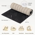 thumbnail image 5 of Area Rugs 4'x6'. Brown Stripes Retro Carpet Runner Indoor Outdoor Rugs Home Decor Aesthetic, Modern Farmhouse Beige Striped Non Slip Mats Washable Accent Rug for Living Room Bedroom, 5 of 7