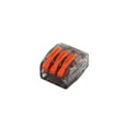 thumbnail image 3 of Conector eléctrico de cable mini 222, conectores rápidos de iluminación de tiras LED, bloques de terminales de 3 pines a presión, conductores compactos universales, 3 of 5