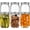 32oz-6 pcs, variant on 64 oz Mason Jars Wide Mouth with Airtight , 2 Quart Glass Canning Jar for Fermenting, Pickling and Storage, Pack of 3