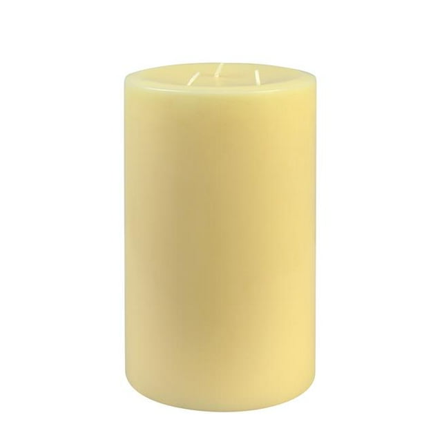 CPZ-183-4 6 x 9 in. Pillar Candle, Ivory - Set of 4