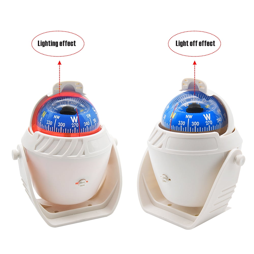 Electronic Navigation Compass Pivot Compass For Marine Marines Camping Gear With Magnetic Deflection Angle Adjustment, Used In Cars And Ships