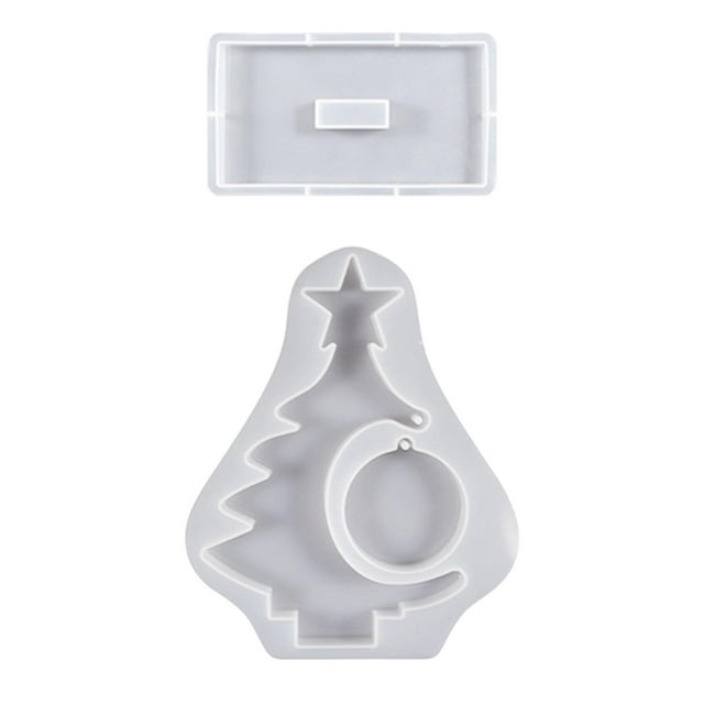 Molde para marco de fotos, molde para mesa de regalo, molde para marco de fotos, molde de resina epoxi DIY para Árbol de Navidad
