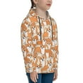 thumbnail image 3 of Sikiie Corgi Animal Youth Hoodie Sweatshirt Pullover Hooded Classic Casual Essentials Hoodiefor Boys Girls Kids -X-Large, 3 of 6