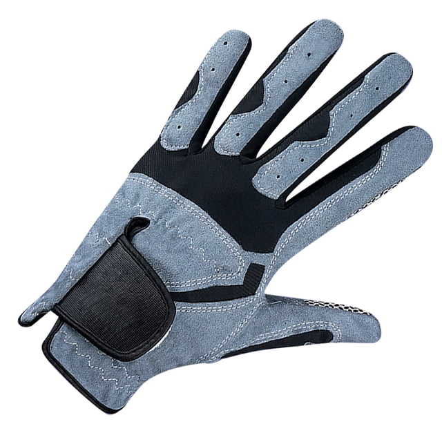 Eigraketly 1 Uds. Guante de Golf de mano izquierda/derecha para hombre, guantes protectores de Golf de microfibra antideslizantes, elásticos, Golf Gris links 23 Code Eigraketly OD001064-12