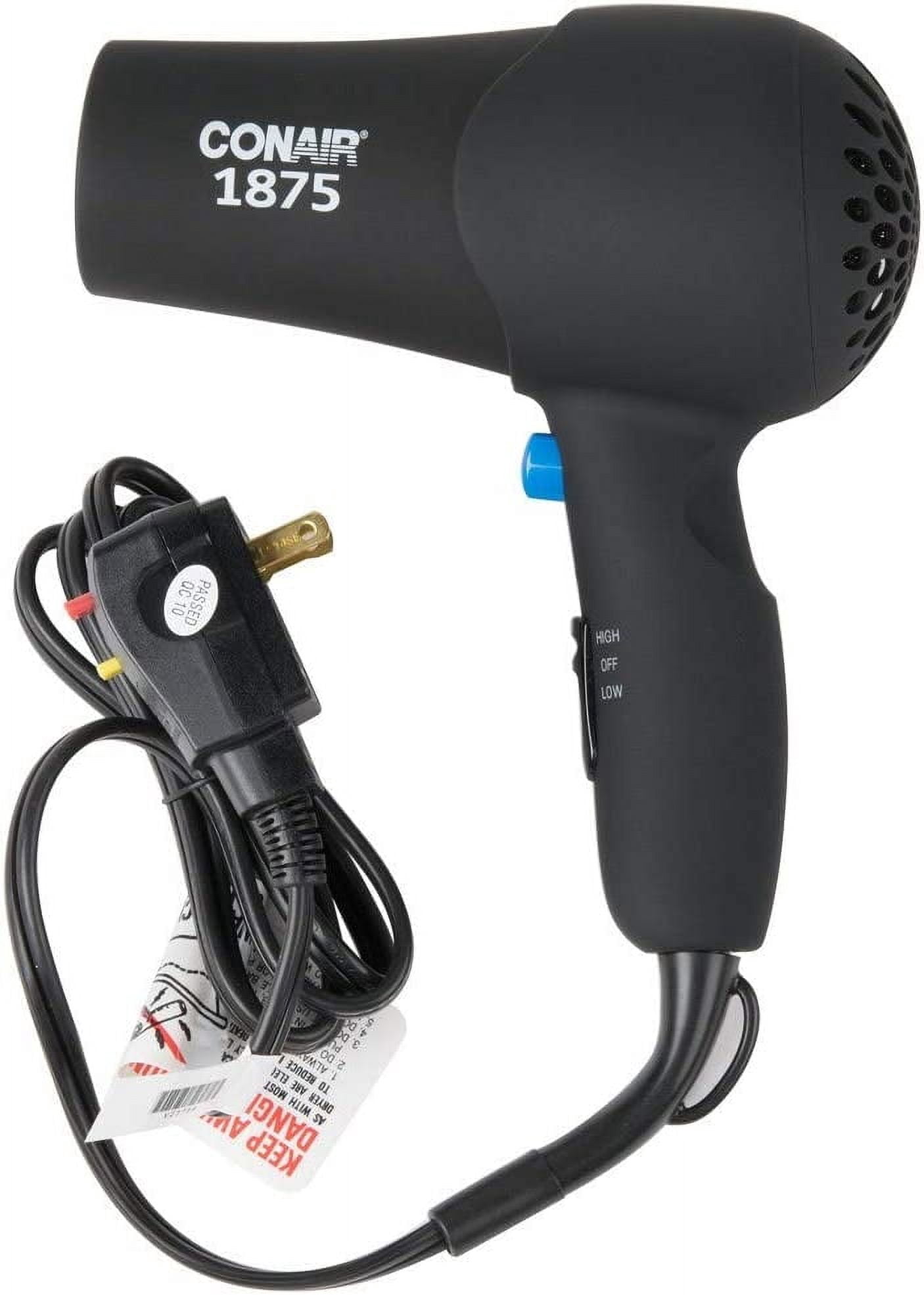 CONAIR HOSPITALITY 152B 1875W SOFT SURFACE HAIR DRYER BLACK