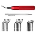 thumbnail image 1 of ARCADORA Metal Deburring Tool For 3D Printing Resin Plastic Metal Work With BS1010 BK3010 Blades Pointed Tiles Cutter Pen, 1 of 10