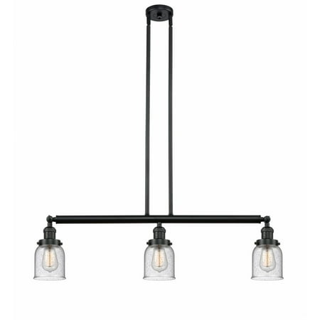 

Innovations 3-LT LED Small Bell 36 Island-LT LED - Matte Black - 213-BK-G54-LED
