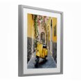 thumbnail image 2 of Stupell Industries Eclectic Yellow Moped in Alley Gray Framed Print Under Glass, 13 x 16, by Franklyn Gregory, 2 of 8