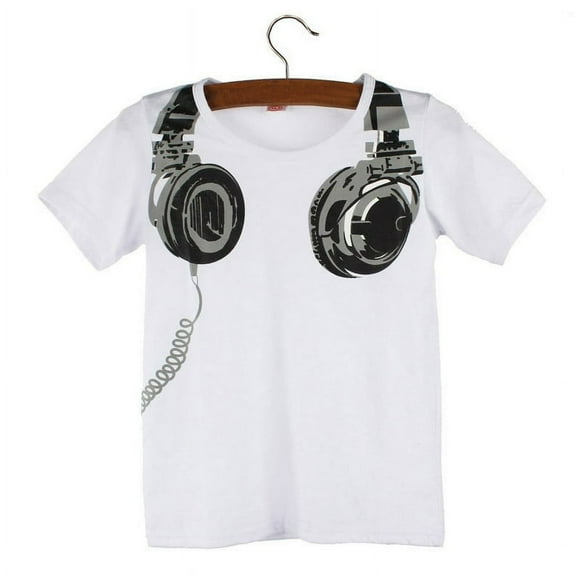 Garçons Enfants Été Casual Casque Manches Courtes Tops Chemisiers T Shirt 90