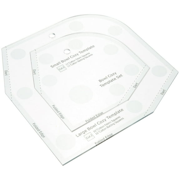 Patchwork Ruler Sewing Picture Grid Bowl Cozy Template Quilting Templates Batting for