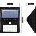 thumbnail image 2 of (2 Pack) 20 LED Solar Lights, Outdoor Motion Sensor Lights with 3 Smart Modes, Waterproof Wireless Solar Night Lights for Garden, Patio, Yard,, 2 of 5
