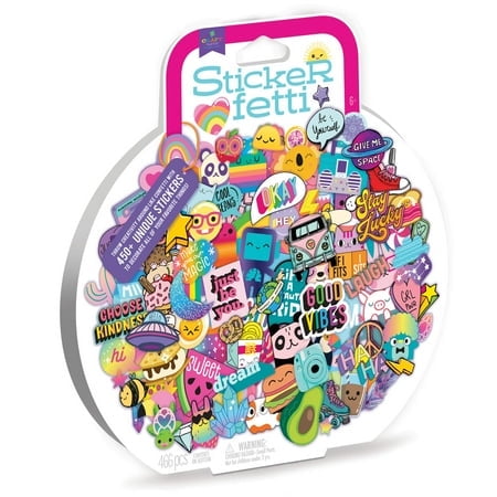 Craft-tastic - Stickerfetti - Cute & Trendy VSCO Stickers for Kids and Teens - Decorate Notebooks, Phones, Laptops, and More!