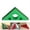 Green, variant on YYKihy 45/90 Triangle Ruler Aluminum Alloy Frosted Right Angle Gauge Woodworking Drafting Triangles Protractor Measuring Tool