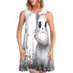 thumbnail image 1 of Disketp Cute Cat Meadow Sketch para Vestido sin Mangas para Mujeres, Vestidos de Verano para Mujeres, Casual y Holgado para la Playa, 1 of 7