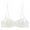 Z-White, variant on khonts,Women's Sexy Sheer See Through Bras Unlined Underwire Lace Mesh Non-padded Ultra Thin Clear Bralette White 3XL-42