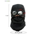 thumbnail image 6 of BadPiggies Winter Thermal Trapper Hat with Glasses Unisex Pilot Hats Full Face Neck Ski Hunting Outdoor Cap (Yellow), 6 of 6