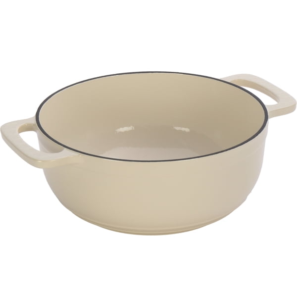7.5QT Enameled Cast Iron Dutch Oven, 16LB Thickened Cast Iron, Non-Stick Enamel, Oven/Gas/Induction Compatible, Heat-Resistant Handles + Silicone Gloves