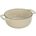 thumbnail image 3 of 6QT Enameled Cast Iron Dutch Oven, 14LB Thickened Cast Iron, Non-Stick Enamel, Oven/Gas/Induction Compatible, Heat-Resistant Handles + Silicone Gloves, 3 of 11
