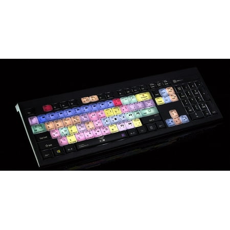 Adobe Premiere Pro CC PC Backlit Astra American English USB Wired Keyboard for Windows- Shortcut Keyboard for Adobe Premier Pro