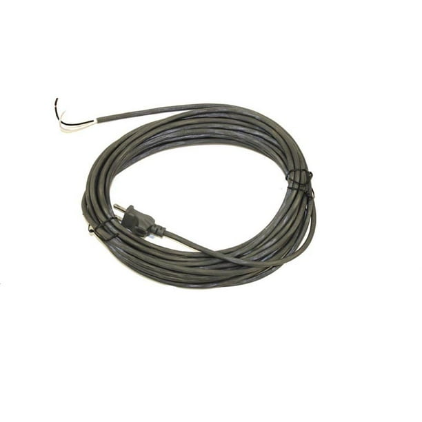 Replacement Part For Vacuum Cleaner 30' Gray 17/2 12amp Polarized Power Cord CD7035 Walmart