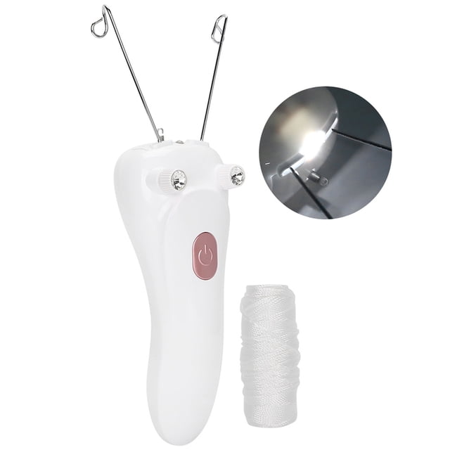 Portable Safe Electric Threading Epilator, Threading Epilator, Arms Armpit For Woman Face Pink,Gold