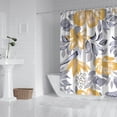 thumbnail image 2 of Pioneer Flower Floral Print Pattern Shower Curtain 72"x84" ,Bathroom Decorative Shower Curtains Set with 12 Hooks,Modern Waterproof Washable Shower Curtain, 2 of 6