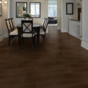 Angle View: Select Surfaces Laminate Flooring - Brazilian Coffee - 16.91 sq. ft.