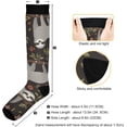 thumbnail image 3 of FREEAMG Spiral Night Starry Compression Socks for Women and Men, 1 Pair, 3 of 7